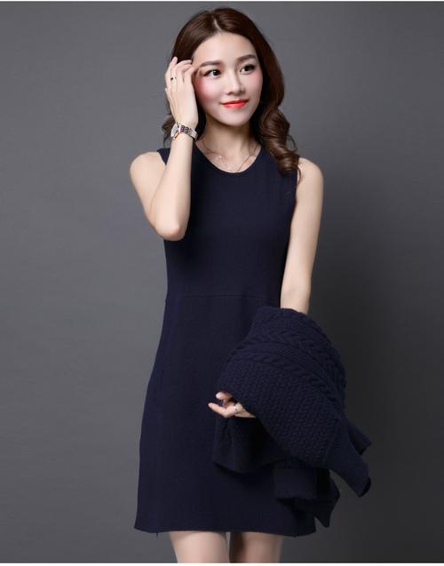 【芊黛琪琪服飾官網(wǎng)】2017新款秋裝女裝針織套裝女士潮秋季時尚毛衣兩